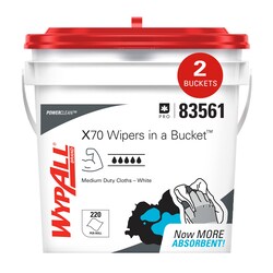 Kimberly-Clark Professional&trade;&nbsp;WypAll&trade; X70 Wipers in a Bucket
